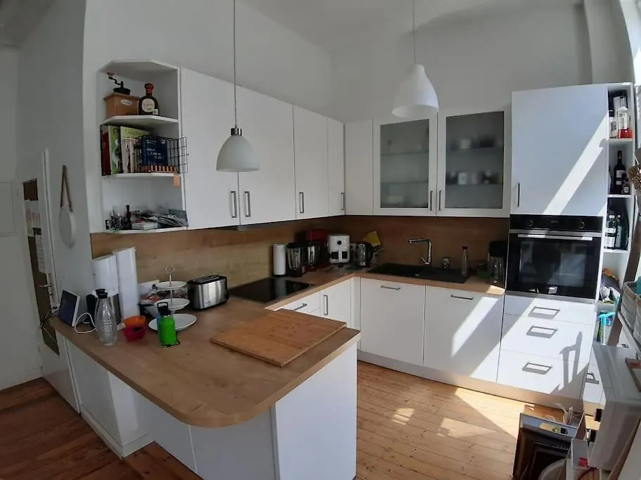 Gemuetliche Wohnung Mit Geteiltem Essbereich Am Rande Des Bremer Viertel 0*, Brémy